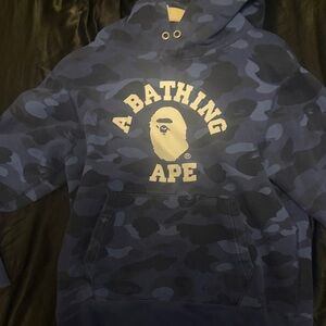 Bape Blue Camo Men's Sweater